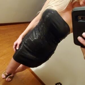 NWOT Express Strapless Dress